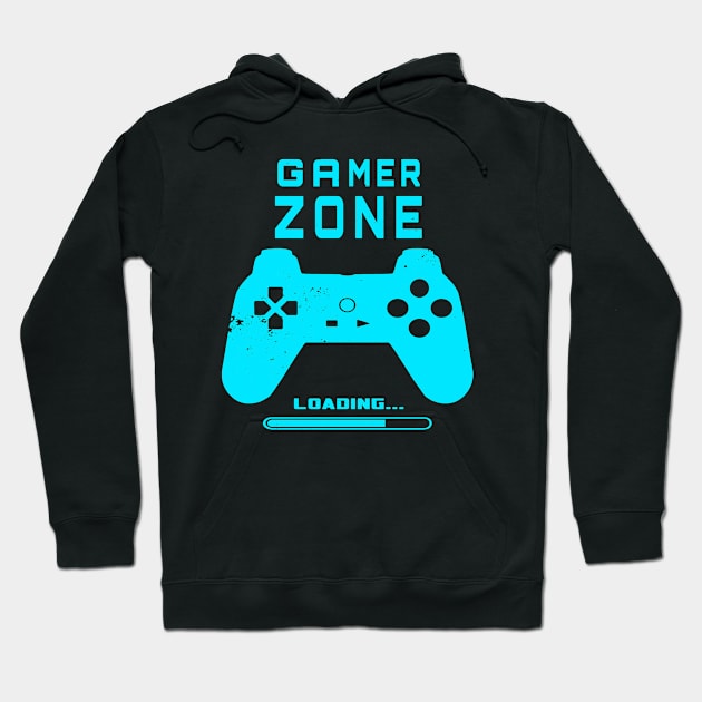 Gamer Zone Loading... Hoodie by DazzlingApparel